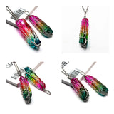 7 Chakra Crystal Tree of Life Pendant Necklace