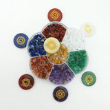7 Chakra Healing Stone Set Quartz Gemstone Collection