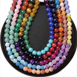 7 Chakra Natural Stone Agates Beads for Jewelry Making DIY