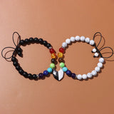 7 Chakra Stone Beads Bracelet Healing Prayer Charms Couple Yoga Jewelry