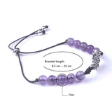 7 Chakra Natural Stone Healing Bracelet Classic Boho Adjustable