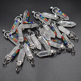 7 Chakra Natural Crystal Pendant for DIY Jewelry Making Necklace Accessories