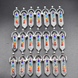 7 Chakra Natural Crystal Pendant for DIY Jewelry Making Necklace Accessories