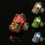 7 Chakra Orgone Pendant Necklace with LED Light and Crystal