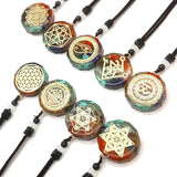 7 Chakra Power Stone Divination Necklace Pendant