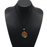 7 Chakra Power Stone Divination Necklace Pendant
