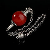 7 Chakra Reiki Healing Pendulum Natural Stones Pendant Crystal Meditation