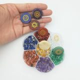 7 Chakra Reiki Meditation Stone Set Raw Crystals Quartz Gemstones
