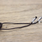 Chakra Stone Fox Head Bracelet Lapis Rose Quartz Opal Cord Knotted