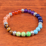 7 Chakra Stone Bracelets Healing Yoga Meditation Jewelry