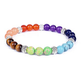 7 Chakra Stone Bracelets Healing Yoga Meditation Jewelry