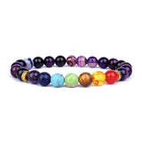 7 Chakra Stone Bracelets Healing Yoga Meditation Jewelry