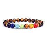 7 Chakra Stone Bracelets Healing Yoga Meditation Jewelry