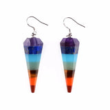 7 Chakra Stone Natural Quartz Necklaces Yoga Pendant For woman And Men Gift