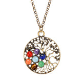 7 Chakra Stones Reiki Meditation Pendant Charm Pendant Jewelry Yoga Charm
