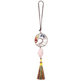 7 Chakra Tree Of Life Hanging Ornaments Stone Pendant