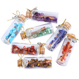Chakra Tree Of Life Mini Glass Wishing Bottles Set