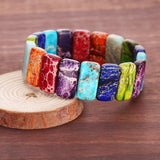 7 Chakra Yoga Healing Stone Beaded Meditation Bracelet