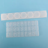 7 Chakras Rune Resin Molds Set, Silicone Crystal Epoxy Mold