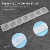 7 Chakras & Rune Resin Molds Set, Healing Crystal Epoxy Mold