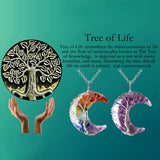 7 Chakras Tree of Life Necklace with Crystal Pendants