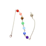 7 Beads Chakra Chain Hollow Bead Pendulum Chain