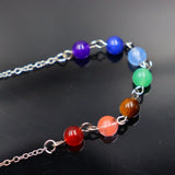 7 Beads Chakra Chain Hollow Bead Pendulum Chain