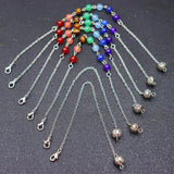 7 Beads Chakra Chain Hollow Bead Pendulum Chain