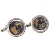 7 Colors Globe Cufflink Earth Cuff Link