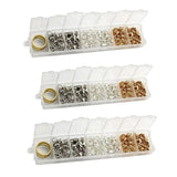 DIY Jewellery Findings Kit with Alloy Jump Rings & Clasps