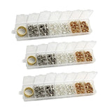 DIY Jewellery Findings Kit with Alloy Jump Rings & Clasps
