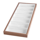 7 Grids Glasses Display Tray Sunglasses Necklace Organizer Box