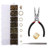 7 Grids Jewelry Findings Tool Set DIY Accessories Jump Rings/Lobster Clasps