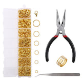 7 Grids Jewelry Findings Tool Set DIY Accessories Jump Rings/Lobster Clasps