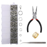 7 Grids Jewelry Findings Tool Set DIY Accessories Jump Rings/Lobster Clasps