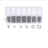 7 Grids Jewelry Findings Tool Set DIY Accessories Jump Rings/Lobster Clasps