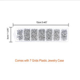 7 Grids Jewelry Findings Tool Set DIY Accessories Jump Rings/Lobster Clasps