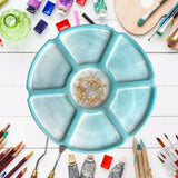 7 Grids Tray Painting Plate Epoxy Resin Mold Makeup Storage Tray Silicone Mould