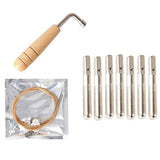 Metal Harp String Set + 7Pcs Pin + Tuning Wrench