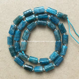 7'' Apatite Cylinder Spacer Stone Beads