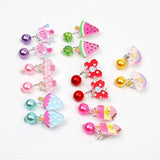 7 Pairs Mini Ear Clips for Girls No Piercing Earrings