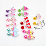 7 Pairs Mini Ear Clips for Girls No Piercing Earrings