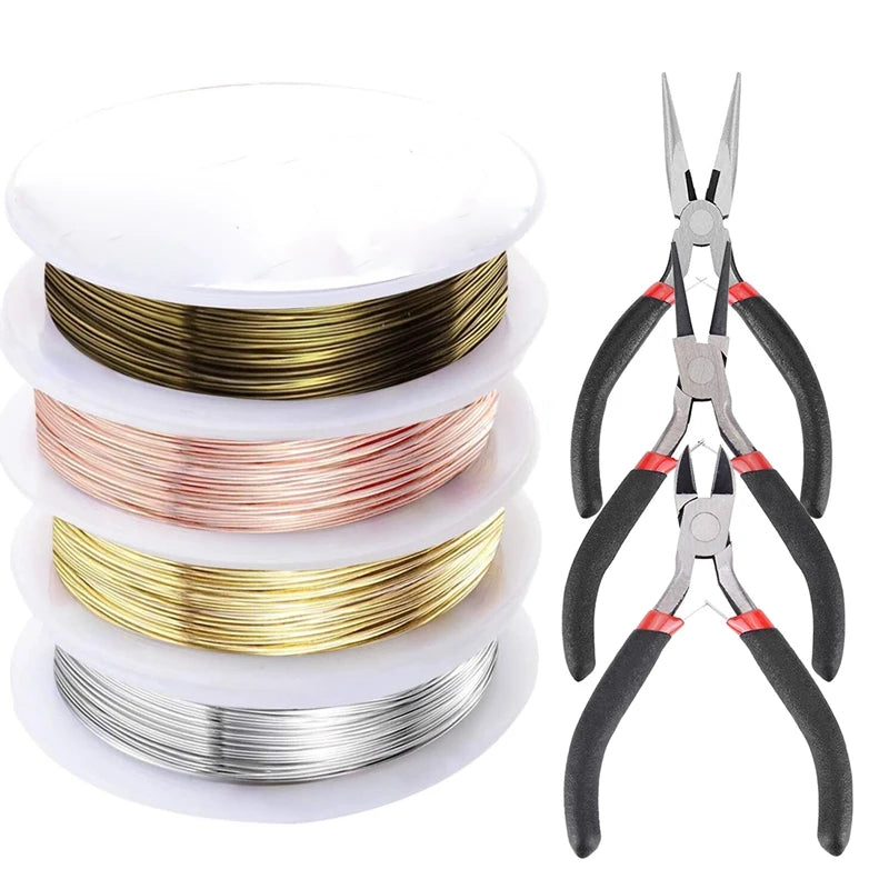 7-Piece Jewelry Pliers & Beading Tools Set