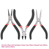7-Piece Jewelry Pliers & Beading Tools Set