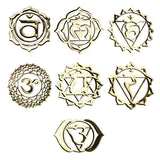 7 Pcs Sacred Geometry Metal Stickers for Resin Filler