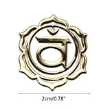 7 Pcs Sacred Geometry Metal Stickers for Resin Filler