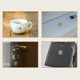 7 Pcs Sacred Geometry Metal Stickers for Resin Filler