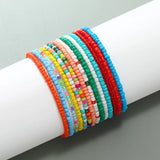 7 Pcs Boho Elastic Beaded Bracelets for Women