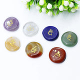 7 Pcs Chakra Tiger Eye Stone Reiki Set