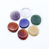 7 Pcs Chakra Tiger Eye Stone Reiki Set